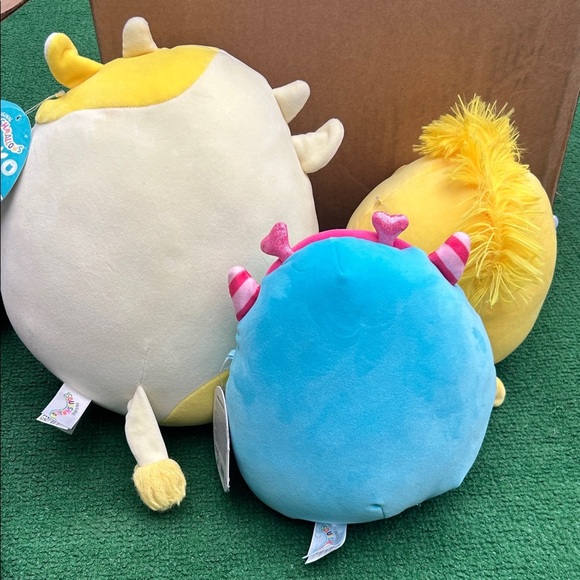 Cute Yellow and White Cow Plush Toy - Picture 10 of 11